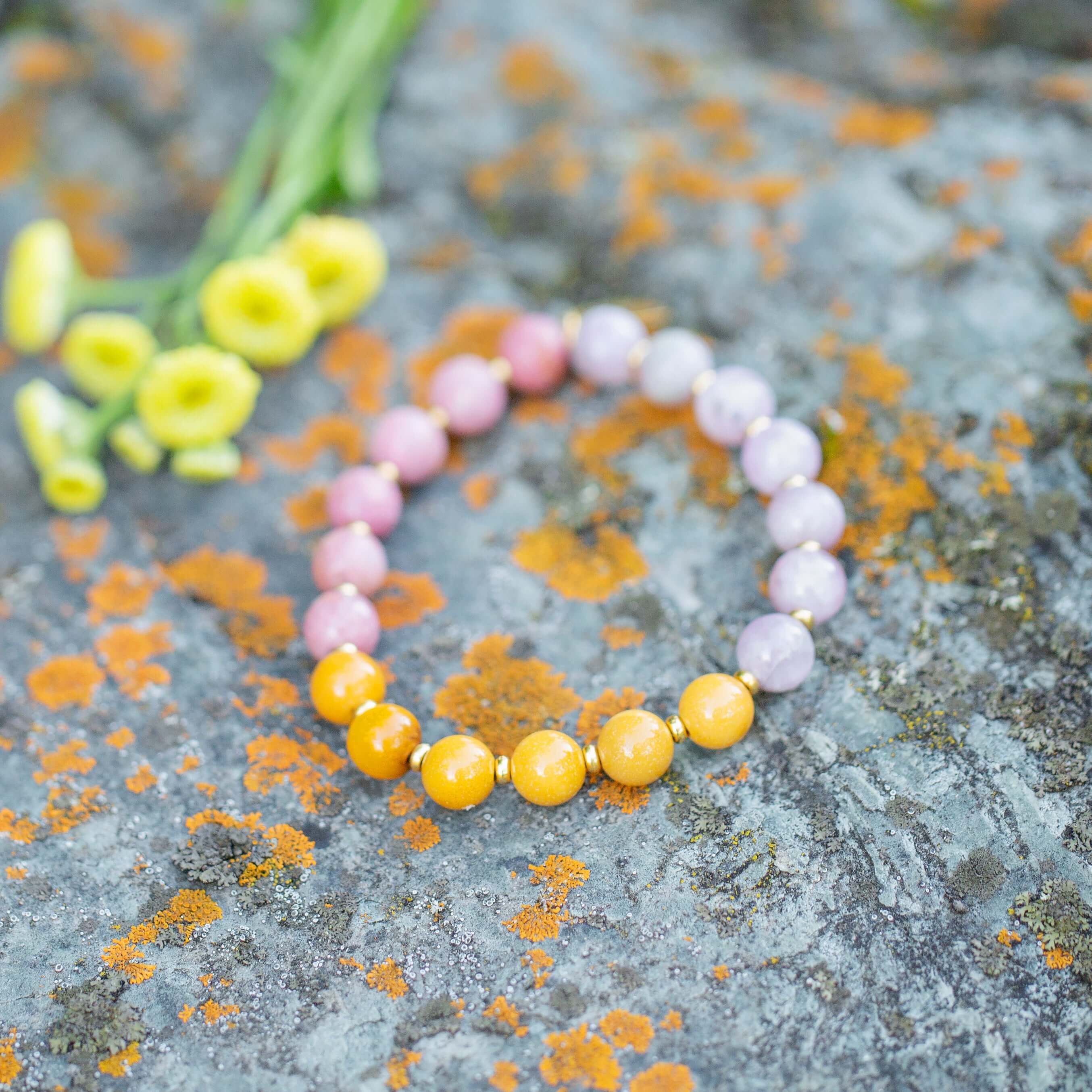 Sentiments of Peace, Love, Joy and Gratitude Mala Bracelet — Flourish  Integral Health | Energy Medicine